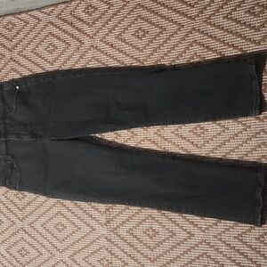 Madewell Perfect Vintage Crop Jeans Black Dark Wash
